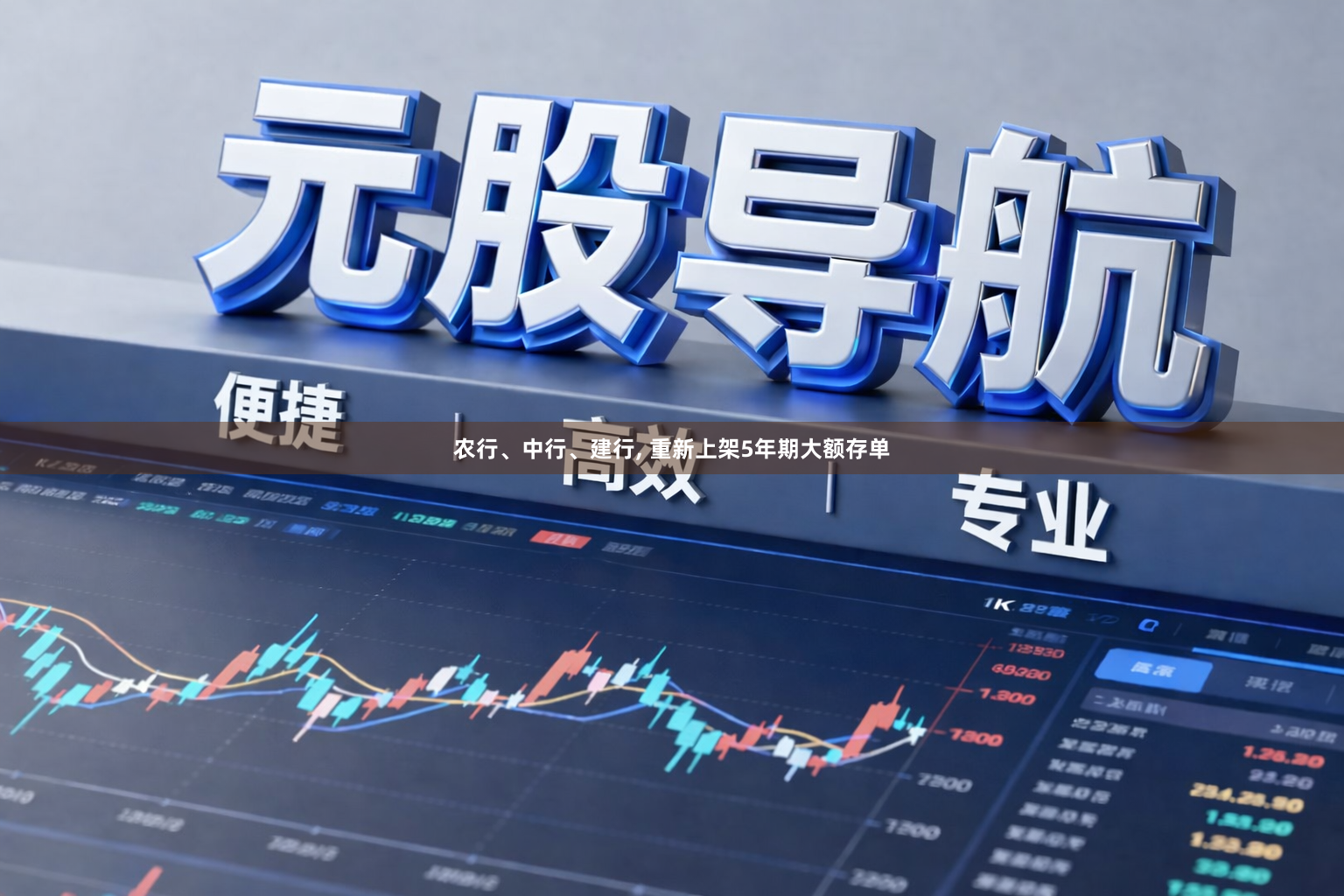 农行、中行、建行, 重新上架5年期大额存单